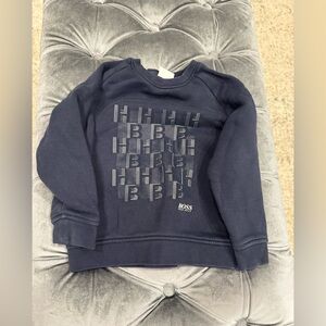 Hugo Boss Kids Dark Blue Sweatshirt